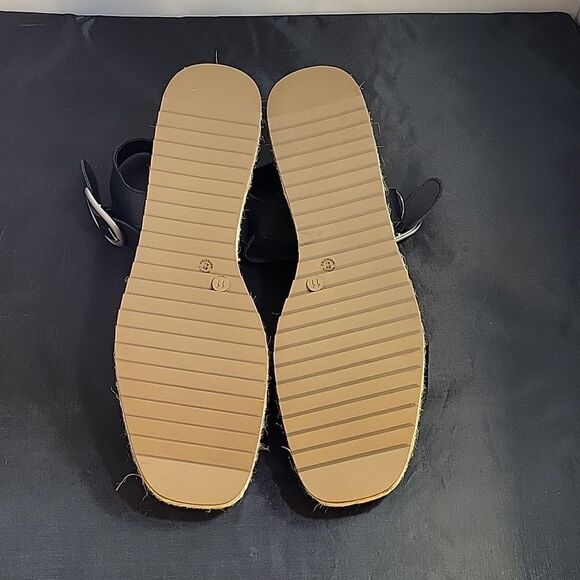 BRAND NEW A.N.A NEW APPROACH ADJUSTABLE BUCKLE ANKLE ONE BAND WEDGE SANDAL - Picture 9 of 14